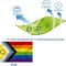 Intersex Progress Pride Flags 3x5 Outdoor - Embroidered Circle and Sewn Stripes Inclusive Lesbian Gay Bisexual Transgender Rainbow Flag for Outside with 2 Brass Grommets UV protection Fade Resistant